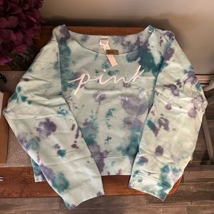 Victoria’s Secret PINK Fleece Cropped Sweatshirt